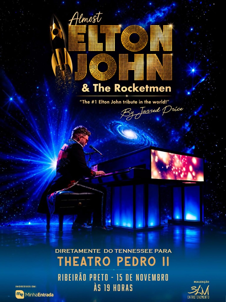 Almost Elton John & The Rocketmen com Jarred Price